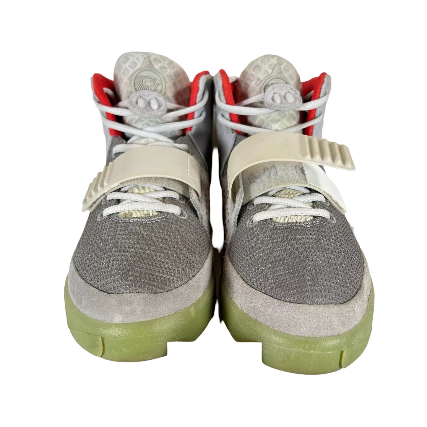 508214 010 Nike Air Yeezy 2 Pure Platinum [USED] - 9 M (Used) (Broken Strap) (Sole Separation)