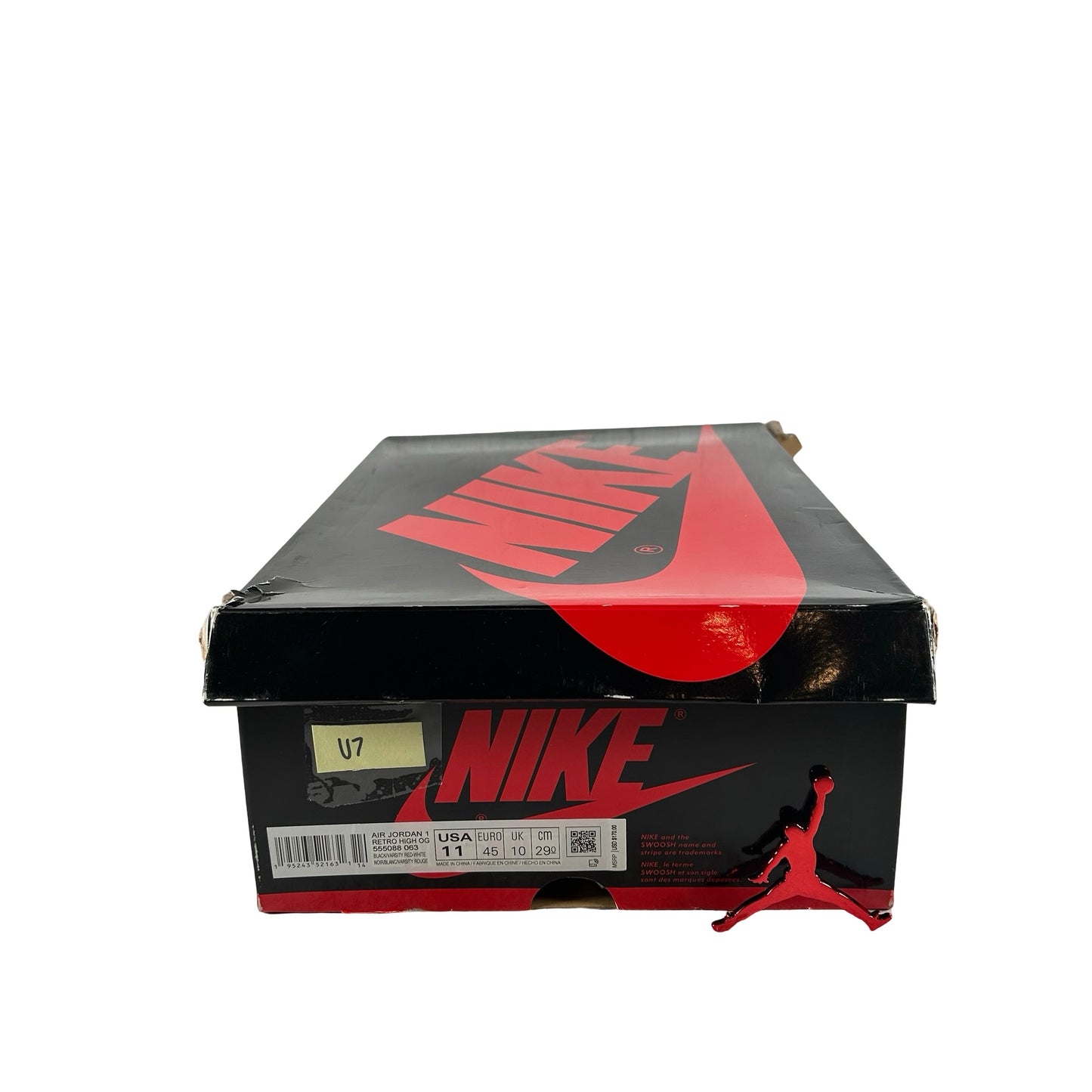 555088 063 Jordan 1 Retro High OG Patent Bred [USED] - 11 M (Used7)