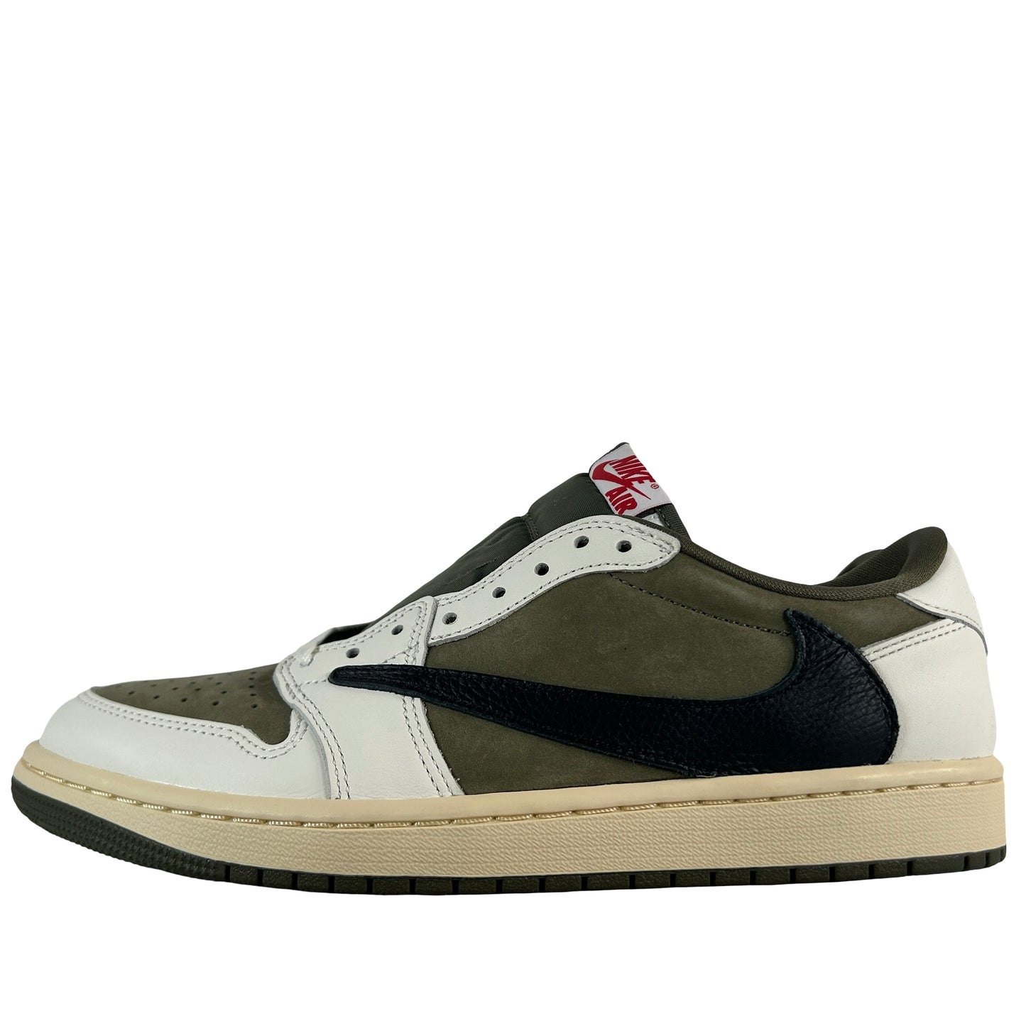 DM7866 200 Jordan 1 Retro Low OG SP Travis Scott Medium Olive [CONDITIONAL] - 8.5 M (Small Indent Right Foot) (Replace Box)