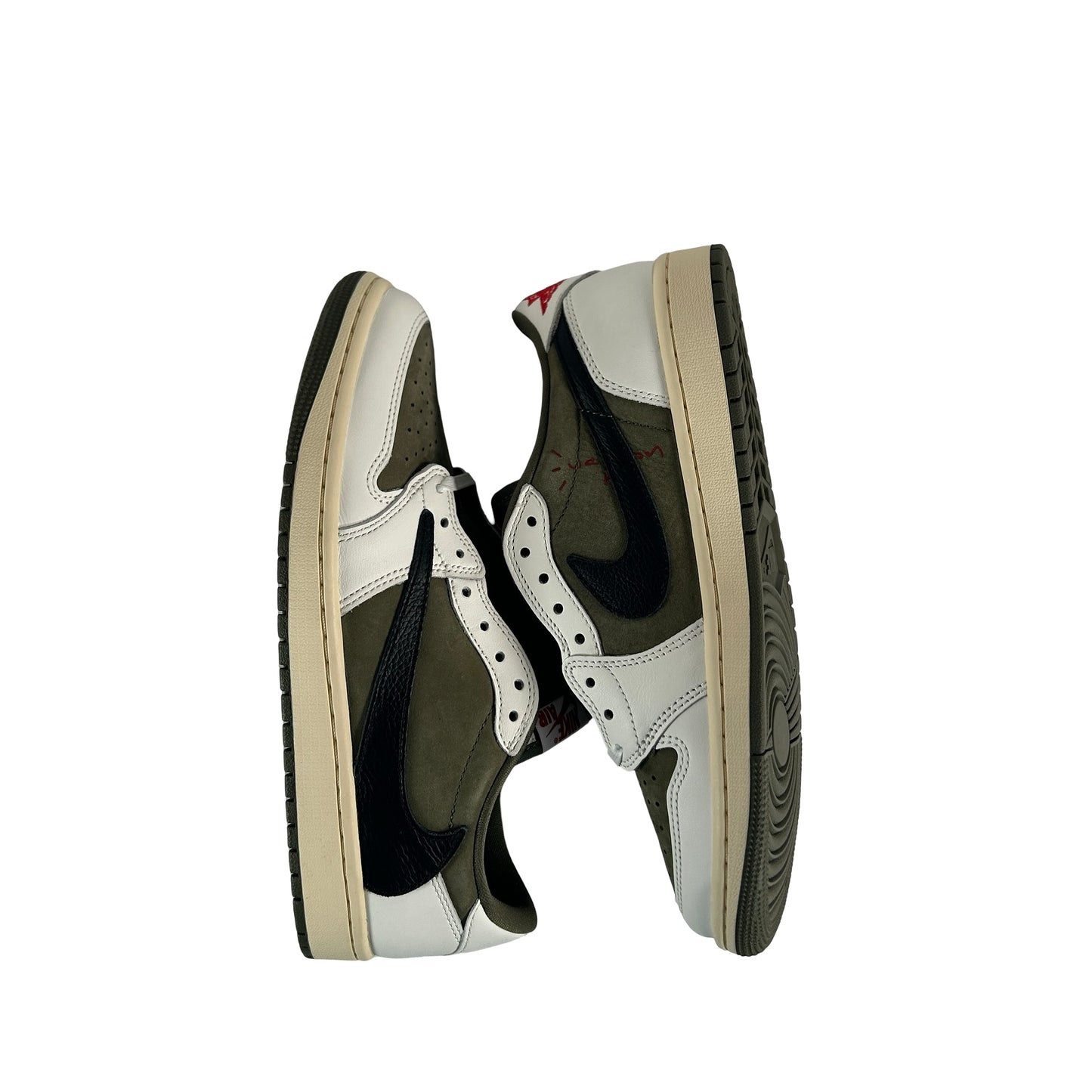 DM7866 200 Jordan 1 Retro Low OG SP Travis Scott Medium Olive [CONDITIONAL] - 8.5 M (Small Indent Right Foot) (Replace Box)