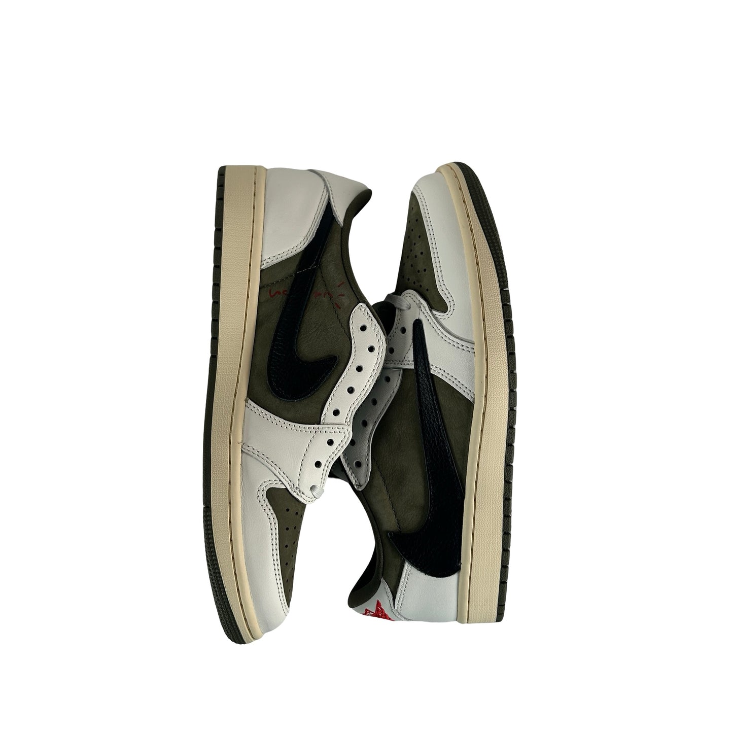 DM7866 200 Jordan 1 Retro Low OG SP Travis Scott Medium Olive [CONDITIONAL] - 8.5 M (Small Indent Right Foot) (Replace Box)