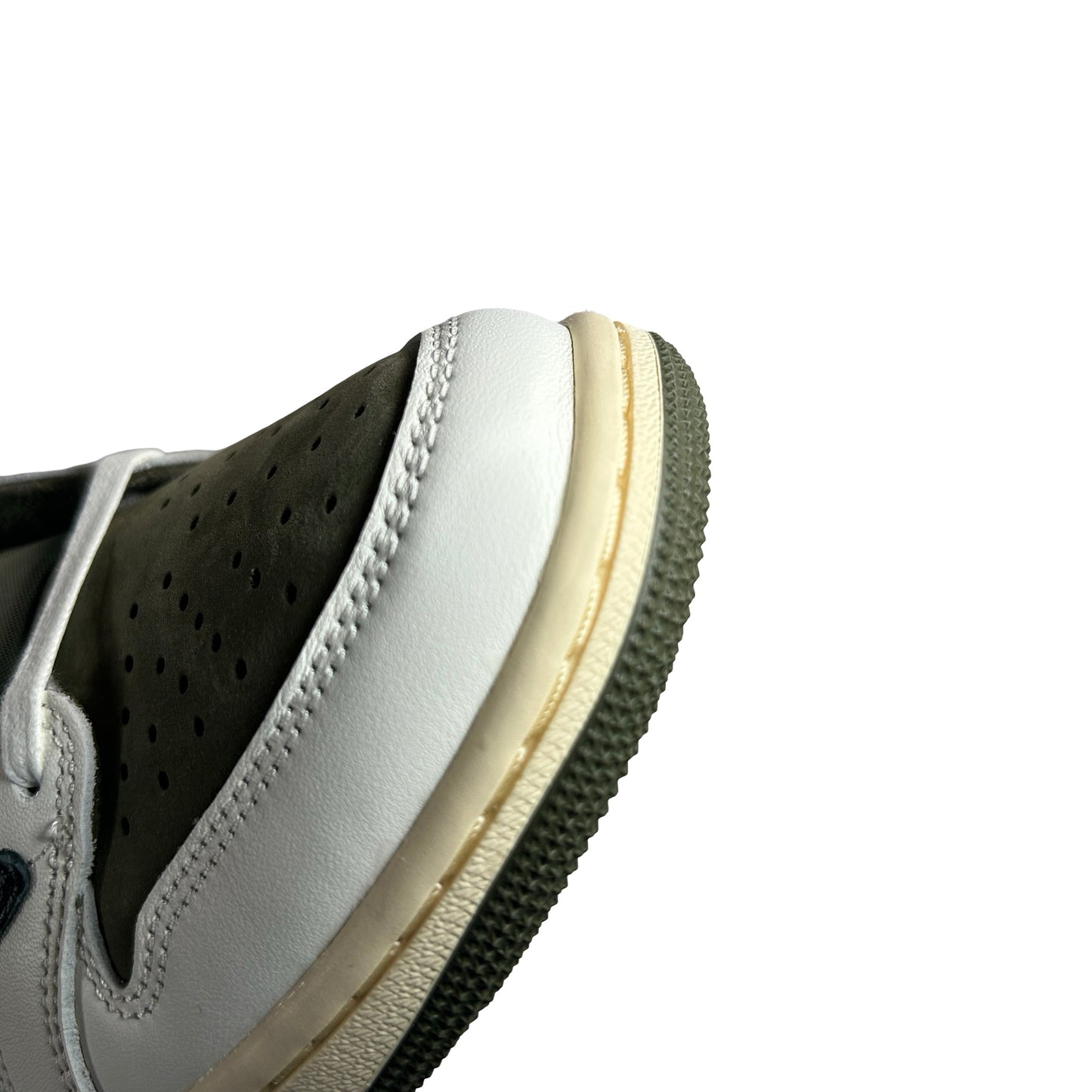 DM7866 200 Jordan 1 Retro Low OG SP Travis Scott Medium Olive [CONDITIONAL] - 8.5 M (Small Indent Right Foot) (Replace Box)
