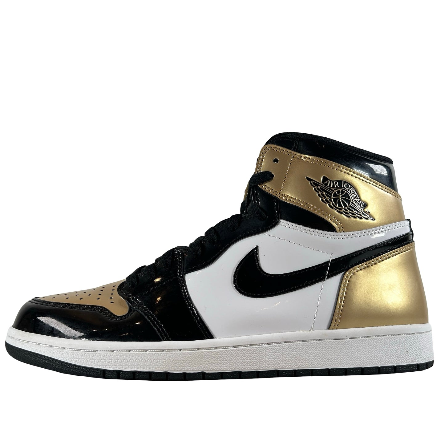861428 007 Jordan 1 Retro High NRG Patent Gold Toe [USED] - 11 M (Used4)