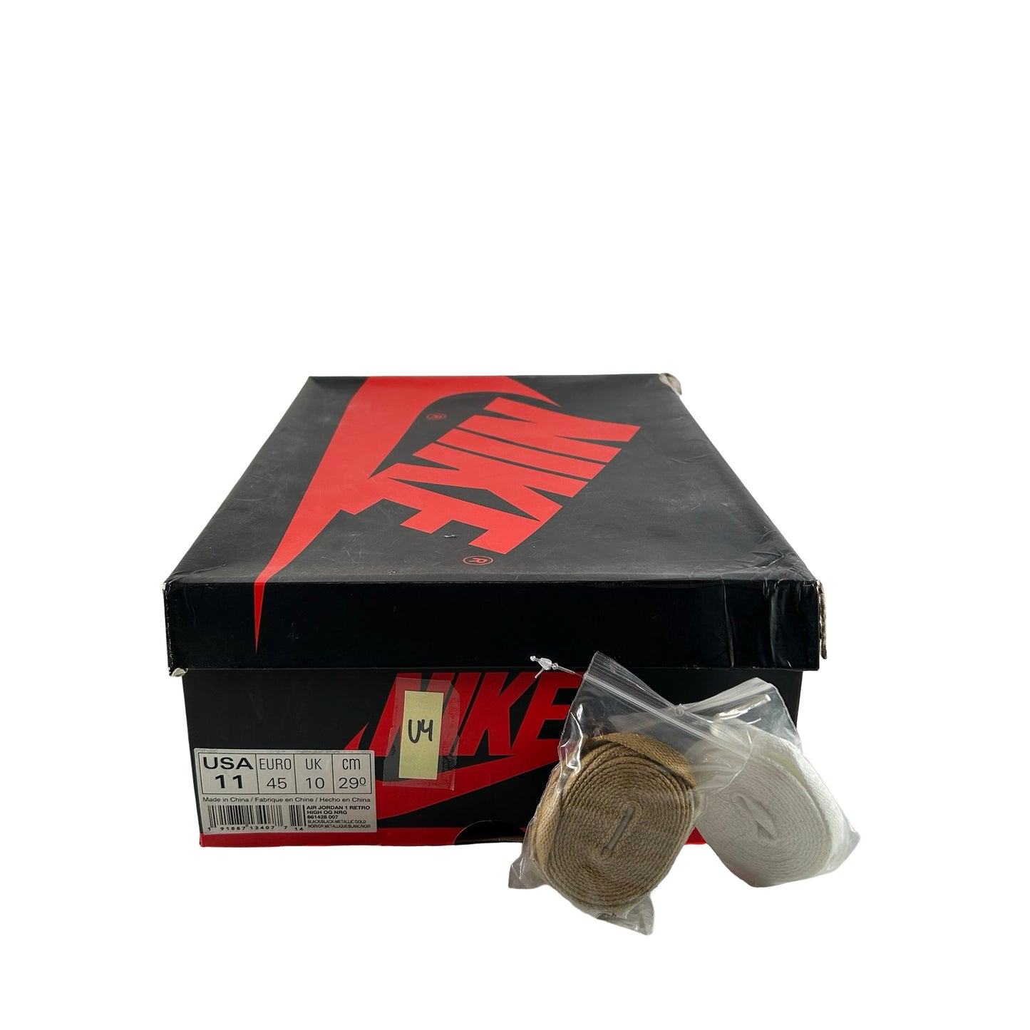 861428 007 Jordan 1 Retro High NRG Patent Gold Toe [USED] - 11 M (Used4)