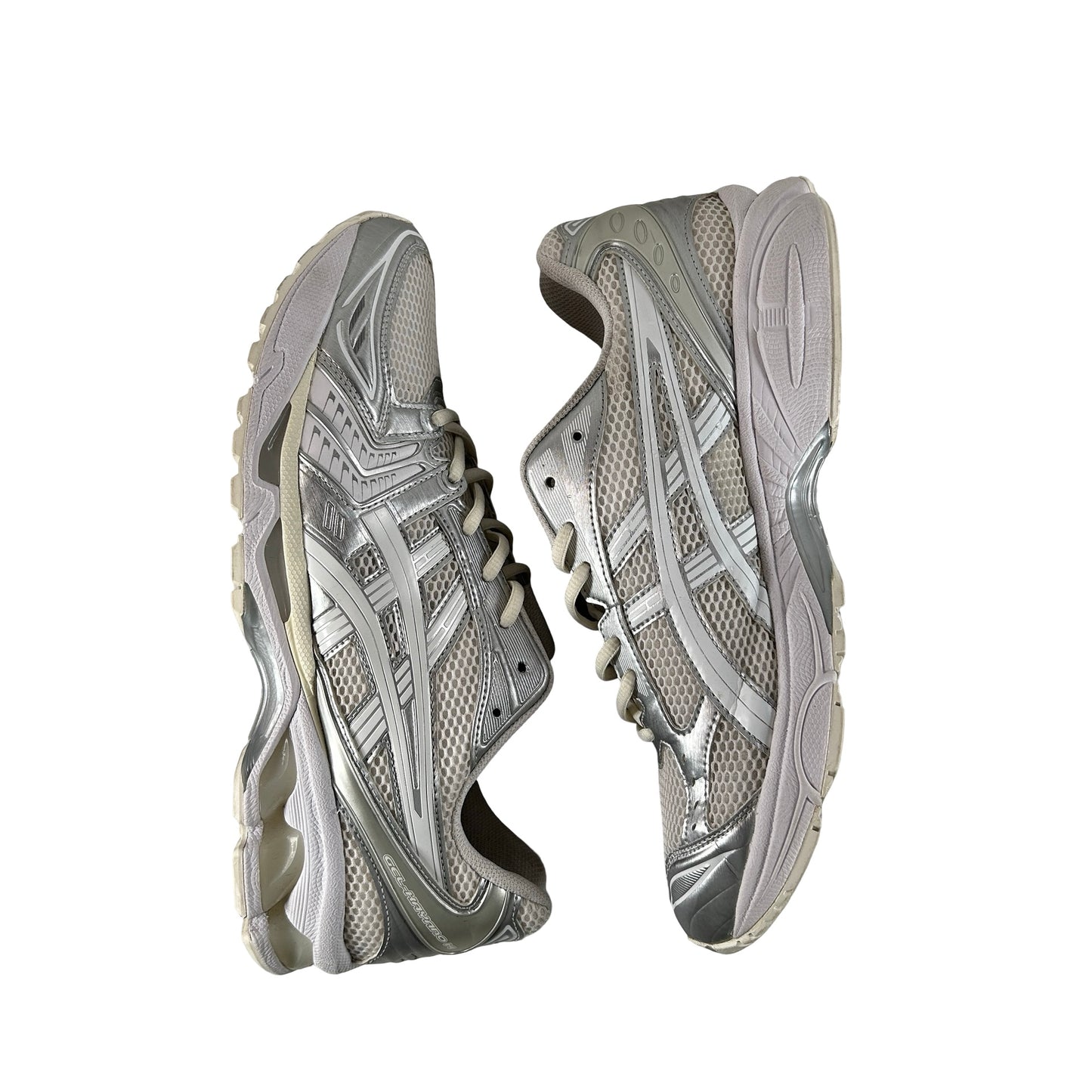1201A457 100 ASICS Gel-Kayano 14 JJJJound Silver White [USED] - 12 M (Used)
