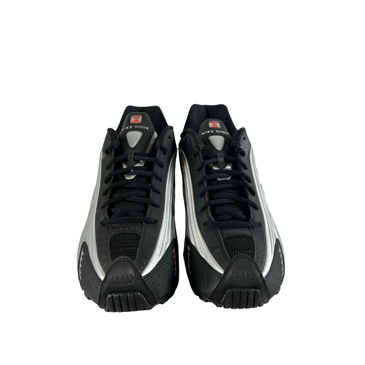 HQ1988 002 Nike Shox R4 Black Metallic Silver (2025) [USED] - 11 M (Used)