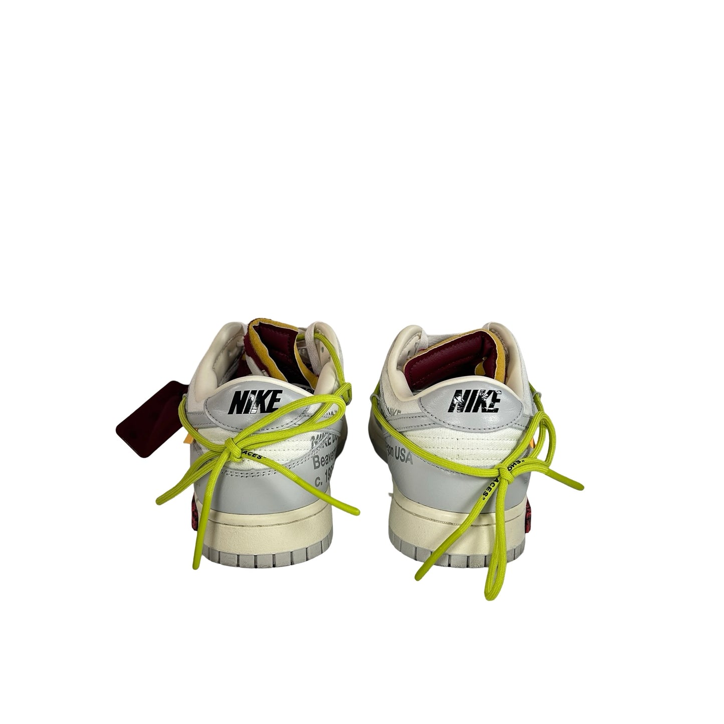 DM1602 106 Nike Dunk Low Off-White Lot 8 [USED] - 10 M (Used)