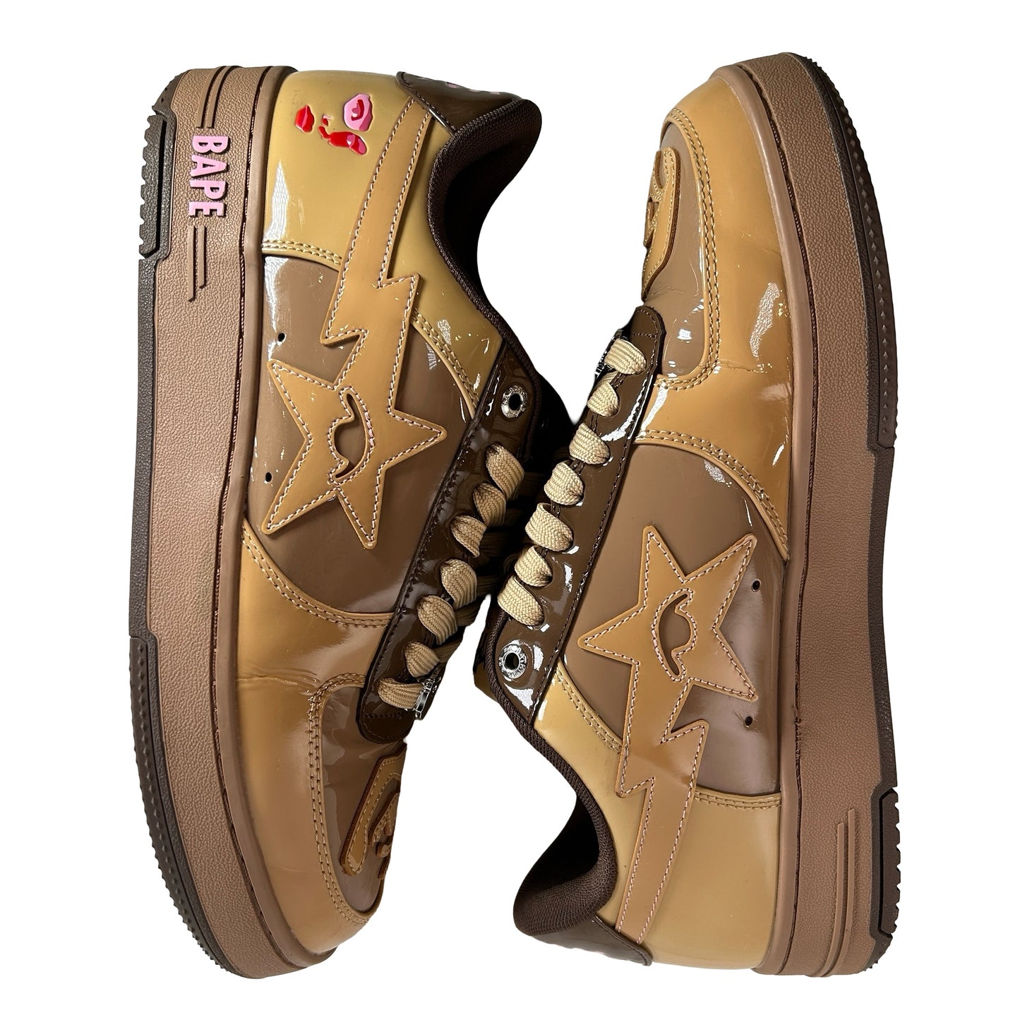 1L23 191 912 A Bathing Ape Bape Sta KidSuper Brown [USED] - 9.5 M (Used)