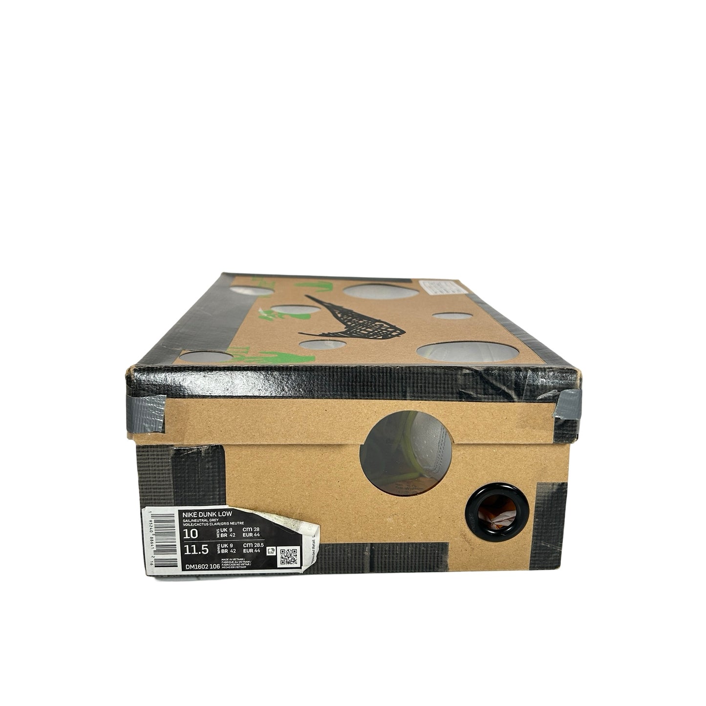 DM1602 106 Nike Dunk Low Off-White Lot 8 [USED] - 10 M (Used)