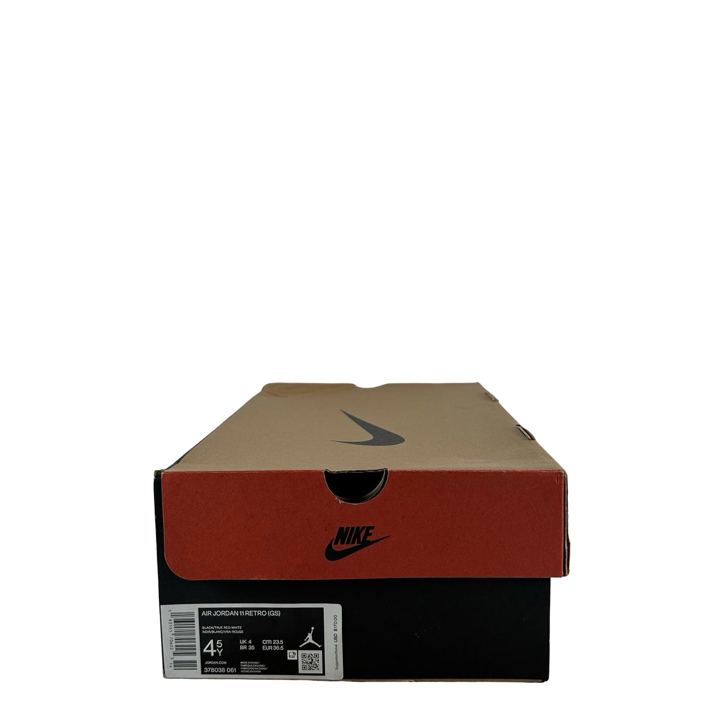 378038 061 Jordan 11 Retro Playoffs Bred (2019) (GS) [USED] - 4.5 Y (Used)