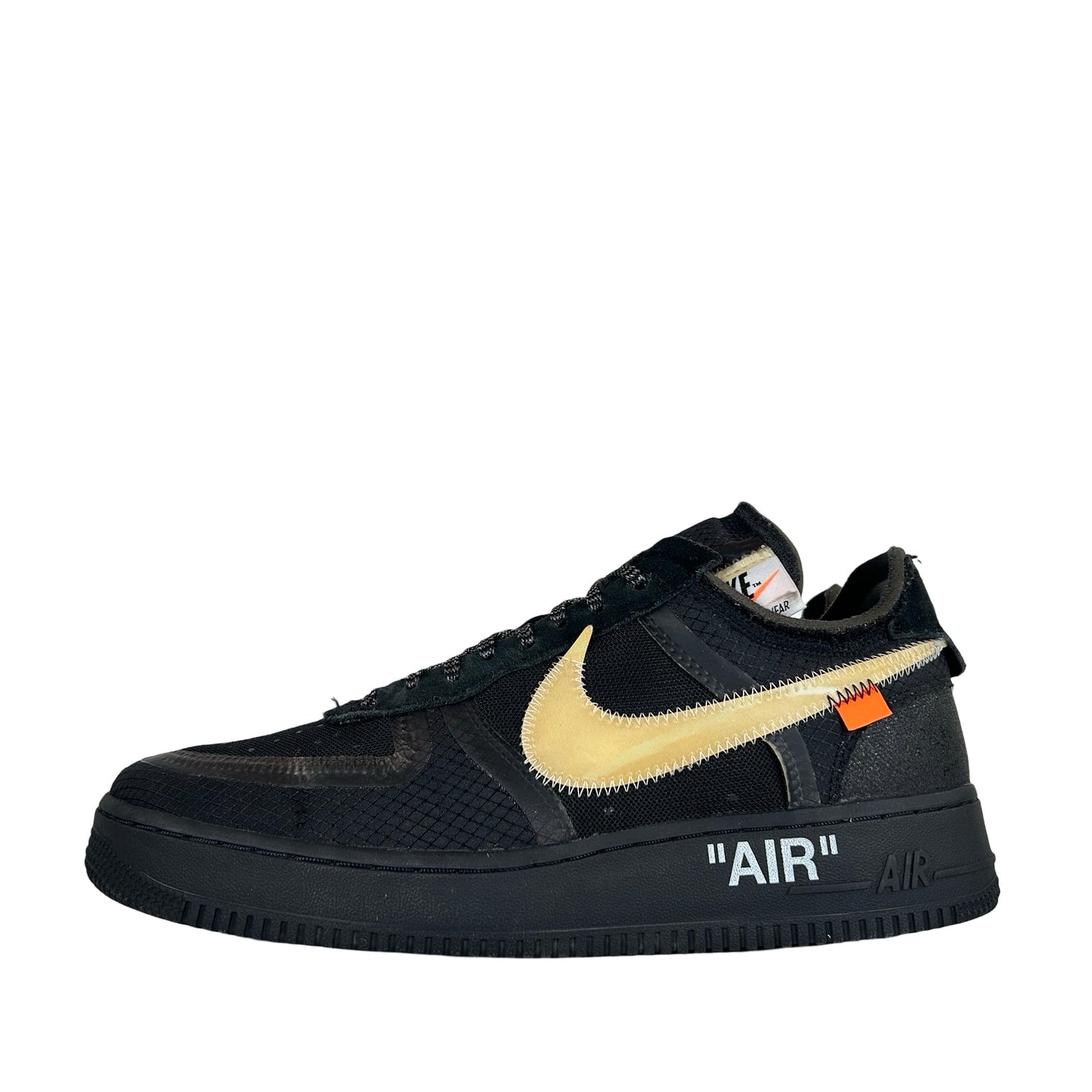 AO4606 001 Nike Air Force 1 Low Off-White Black White [USED] - 9 M (Used2)