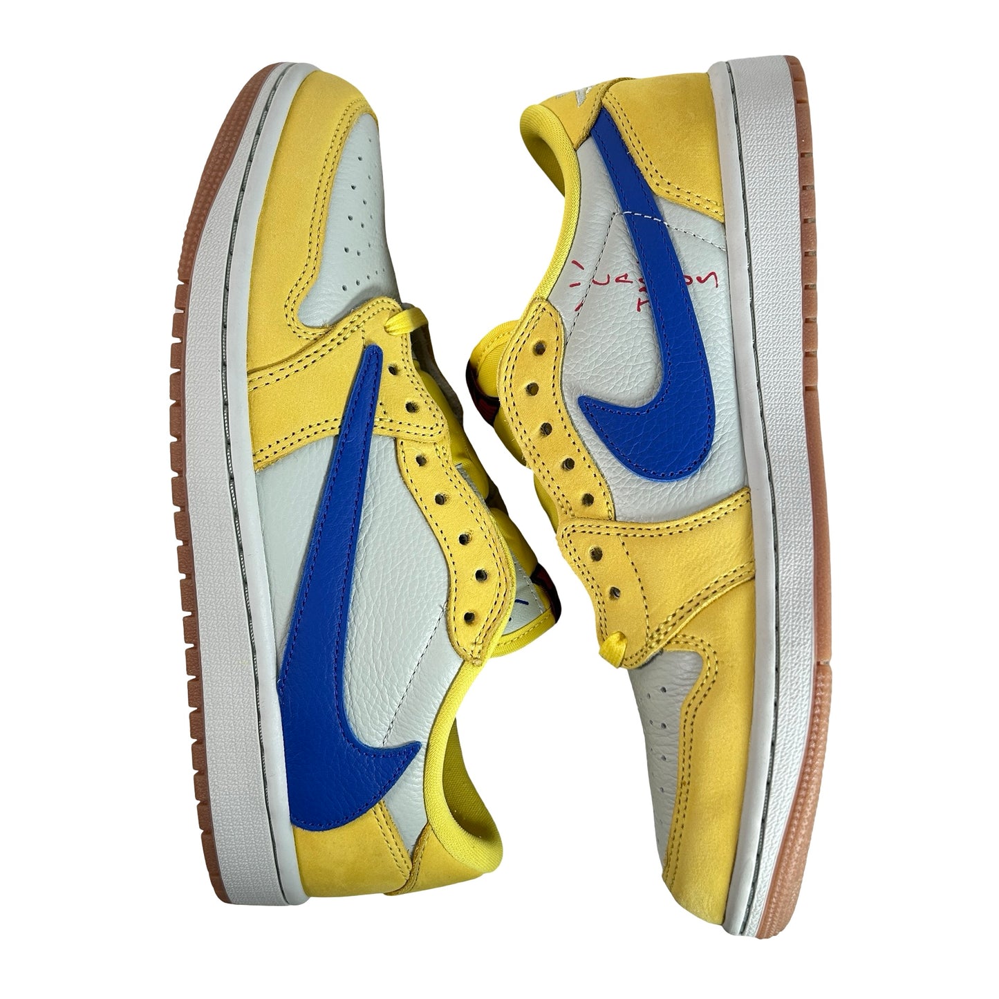 DZ4137 700 Jordan 1 Retro Low OG SP Travis Scott Canary (Women's) [USED] - 9 W (Used2) (Replace Box2)