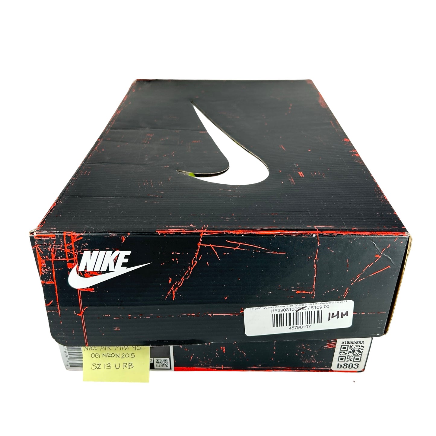 554970 071 Nike Air Max 95 OG Neon (2015) [USED] - 13 M (Used) (Replace Box)