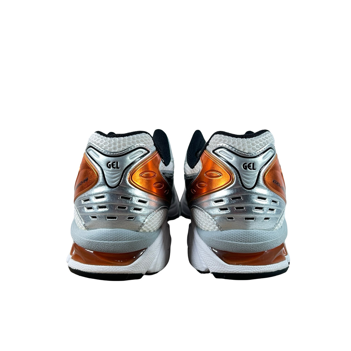 1201A019 109 ASICS Gel-Kayano 14 White Piquant Orange [USED] - 13 M (Used)