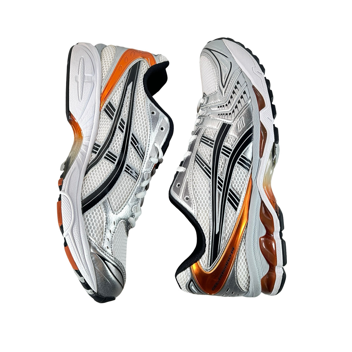 1201A019 109 ASICS Gel-Kayano 14 White Piquant Orange [USED] - 13 M (Used)