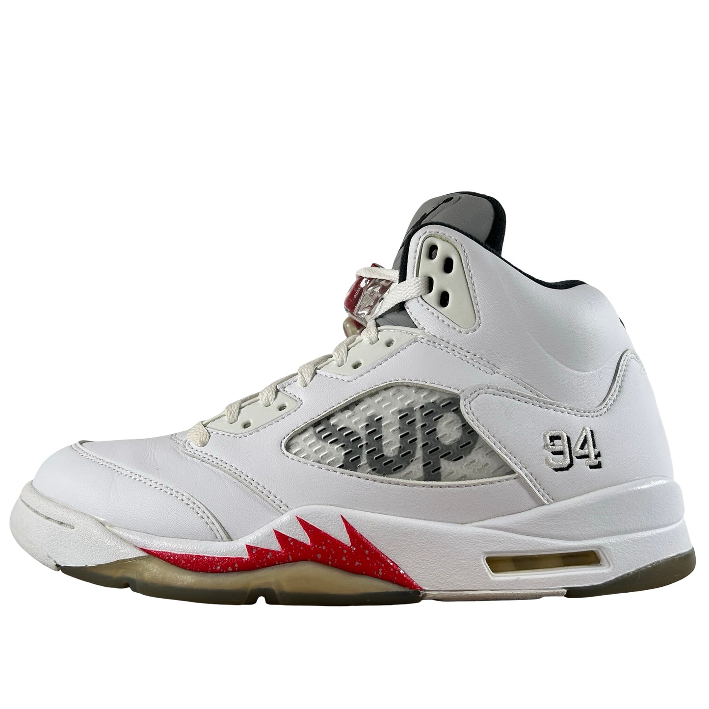 824371 101 Jordan 5 Retro Supreme White [USED] - 10 M (Used) (Replace Box)