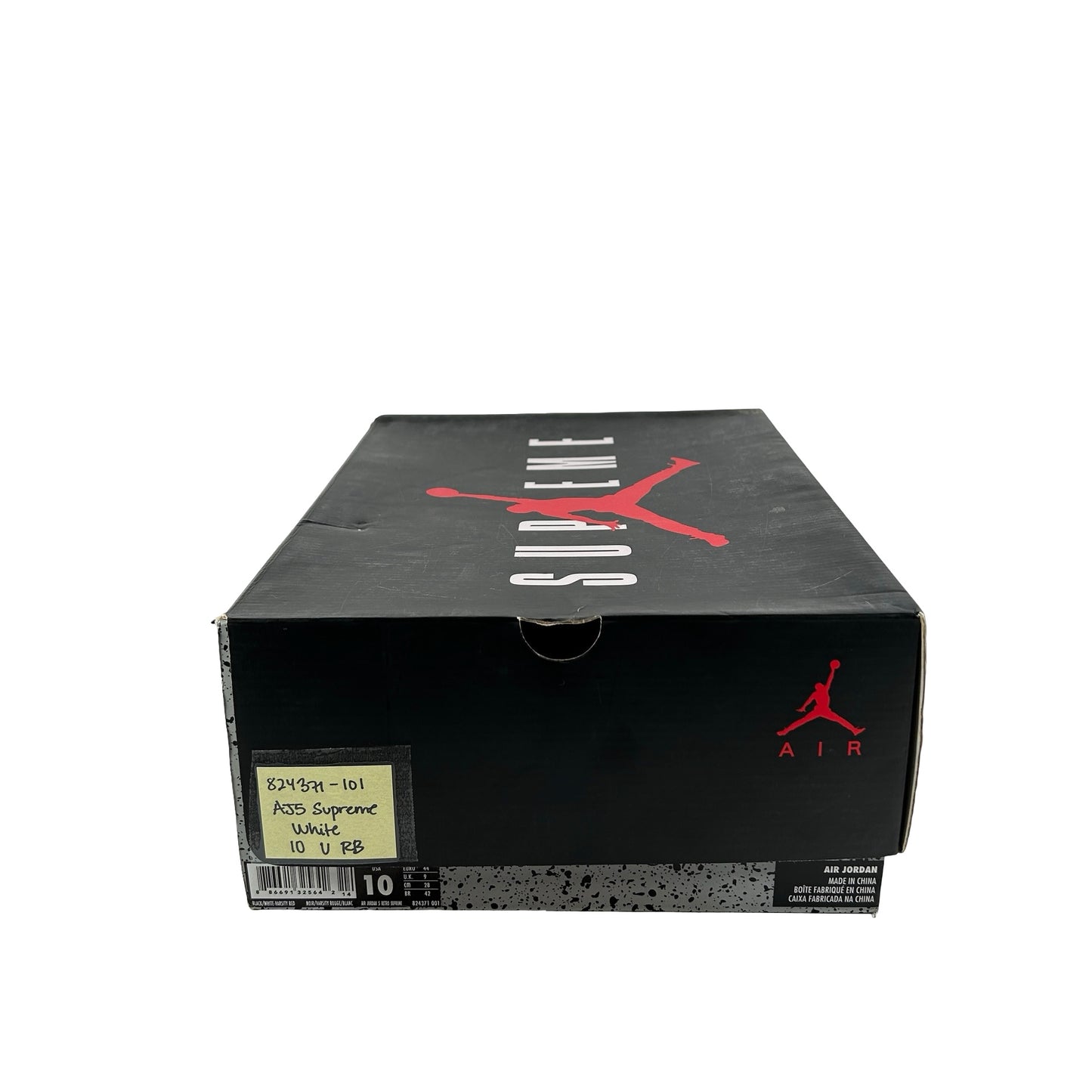 824371 101 Jordan 5 Retro Supreme White [USED] - 10 M (Used) (Replace Box)