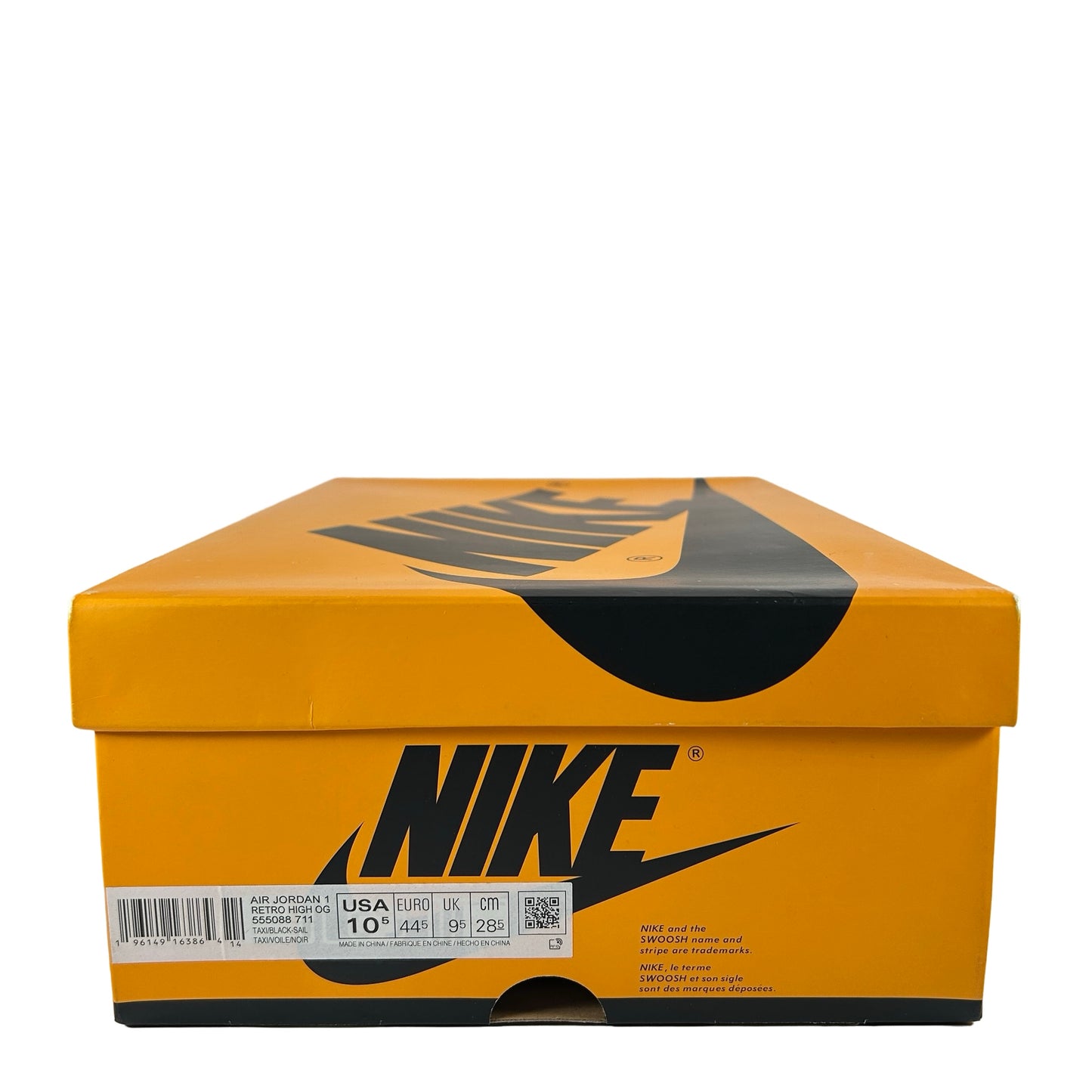 555088 711 Jordan 1 Retro High OG Yellow Toe [USED] - 10.5 M (Used5)