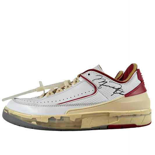 DJ4375 106 Jordan 2 Retro Low SP Off-White White Red [USED] - 8.5 M (Used) (No Box)