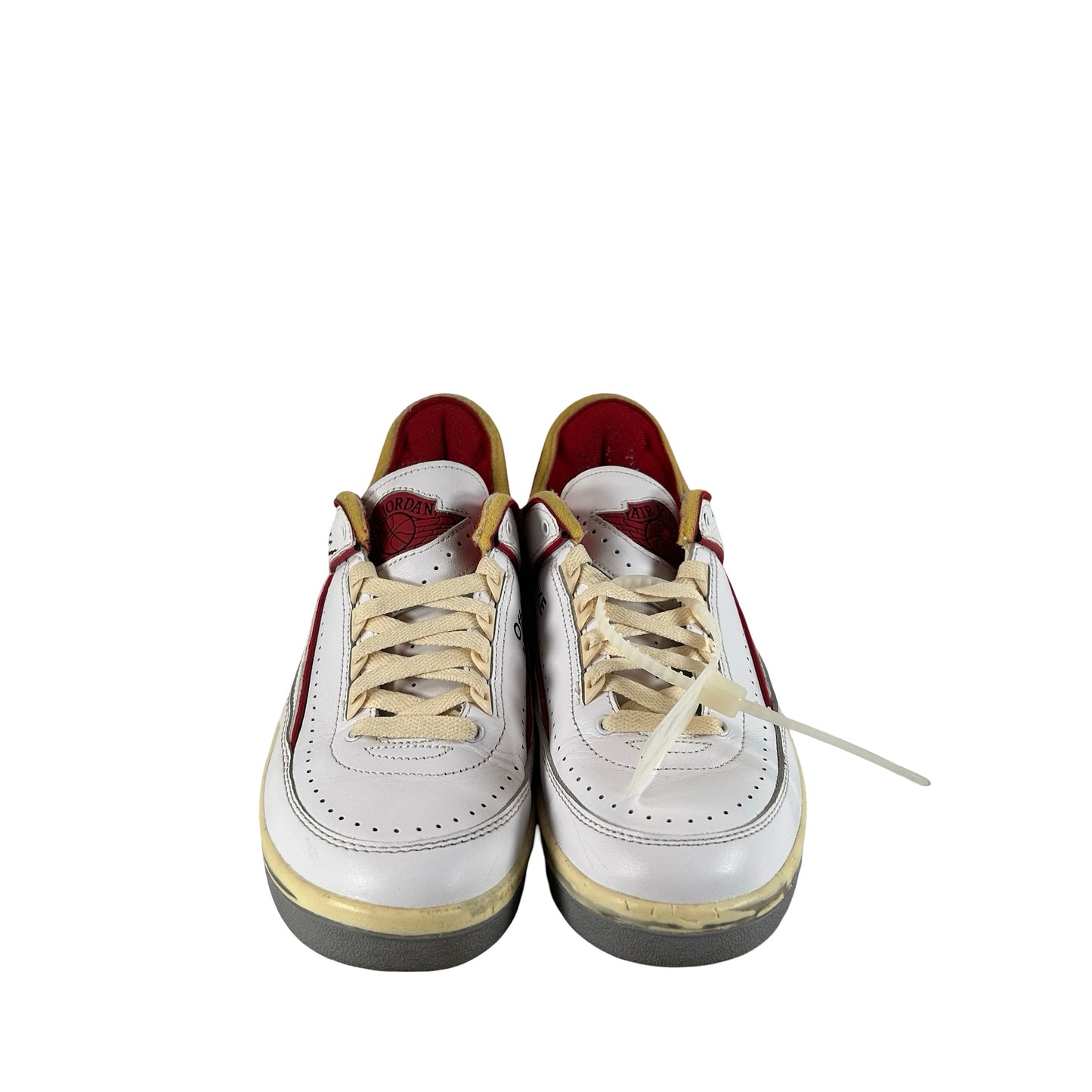 DJ4375 106 Jordan 2 Retro Low SP Off-White White Red [USED] - 8.5 M (Used) (No Box)