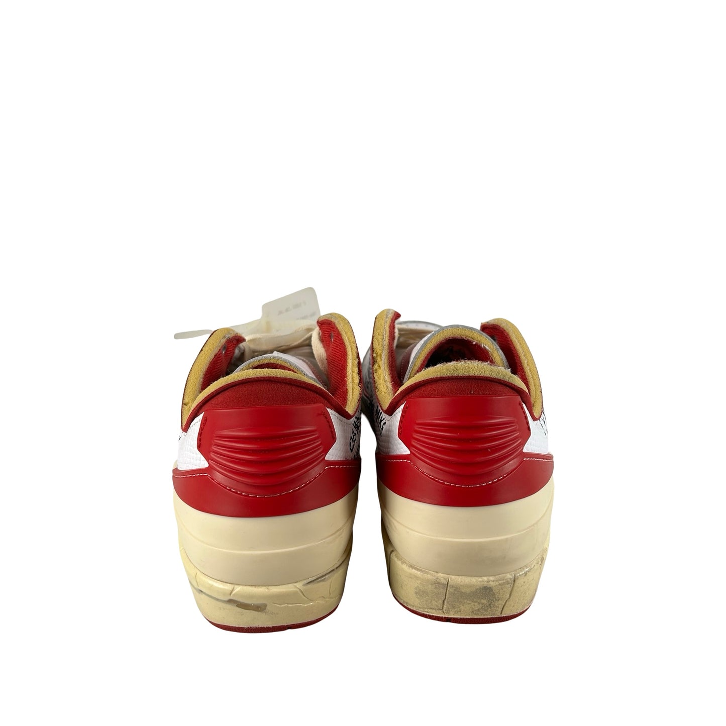 DJ4375 106 Jordan 2 Retro Low SP Off-White White Red [USED] - 8.5 M (Used) (No Box)