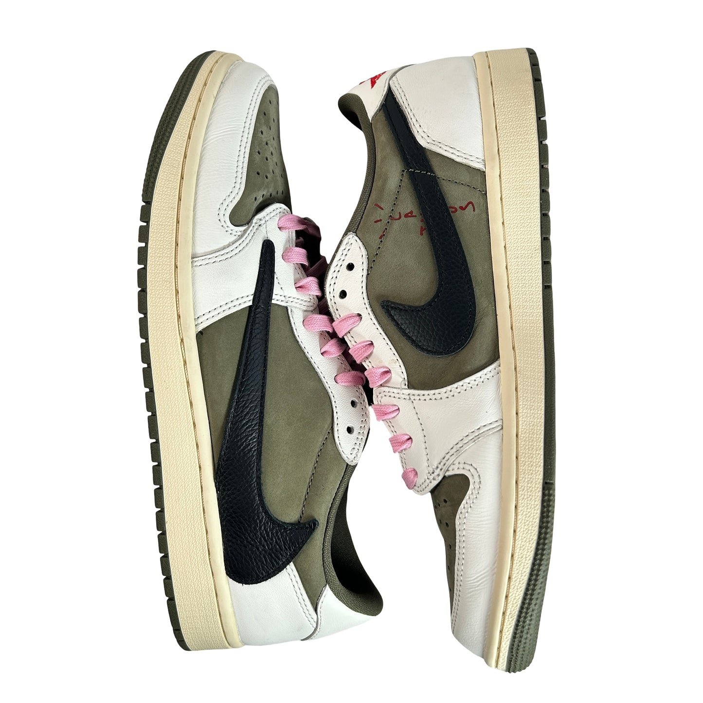 DM7866 200 Jordan 1 Retro Low OG SP Travis Scott Medium Olive [USED] - 9.5 M (Used5)