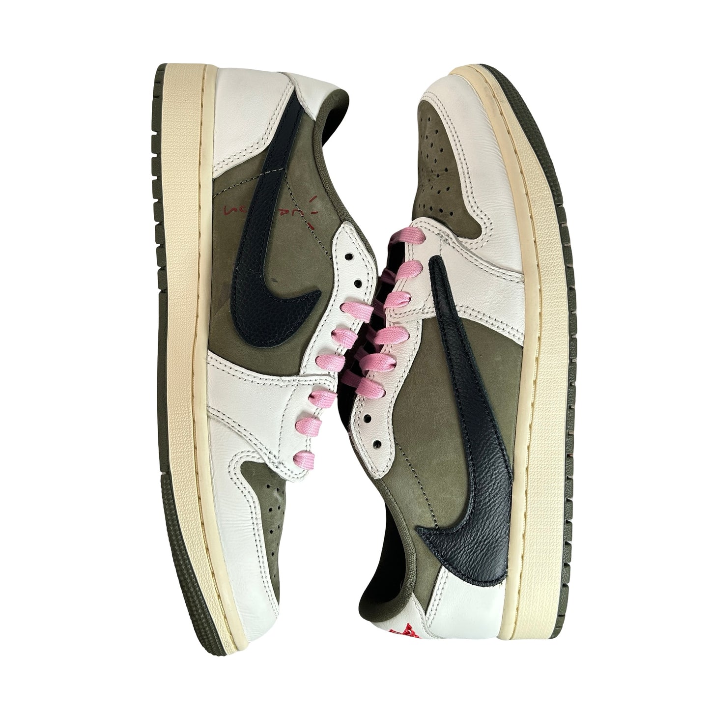 DM7866 200 Jordan 1 Retro Low OG SP Travis Scott Medium Olive [USED] - 9.5 M (Used5)