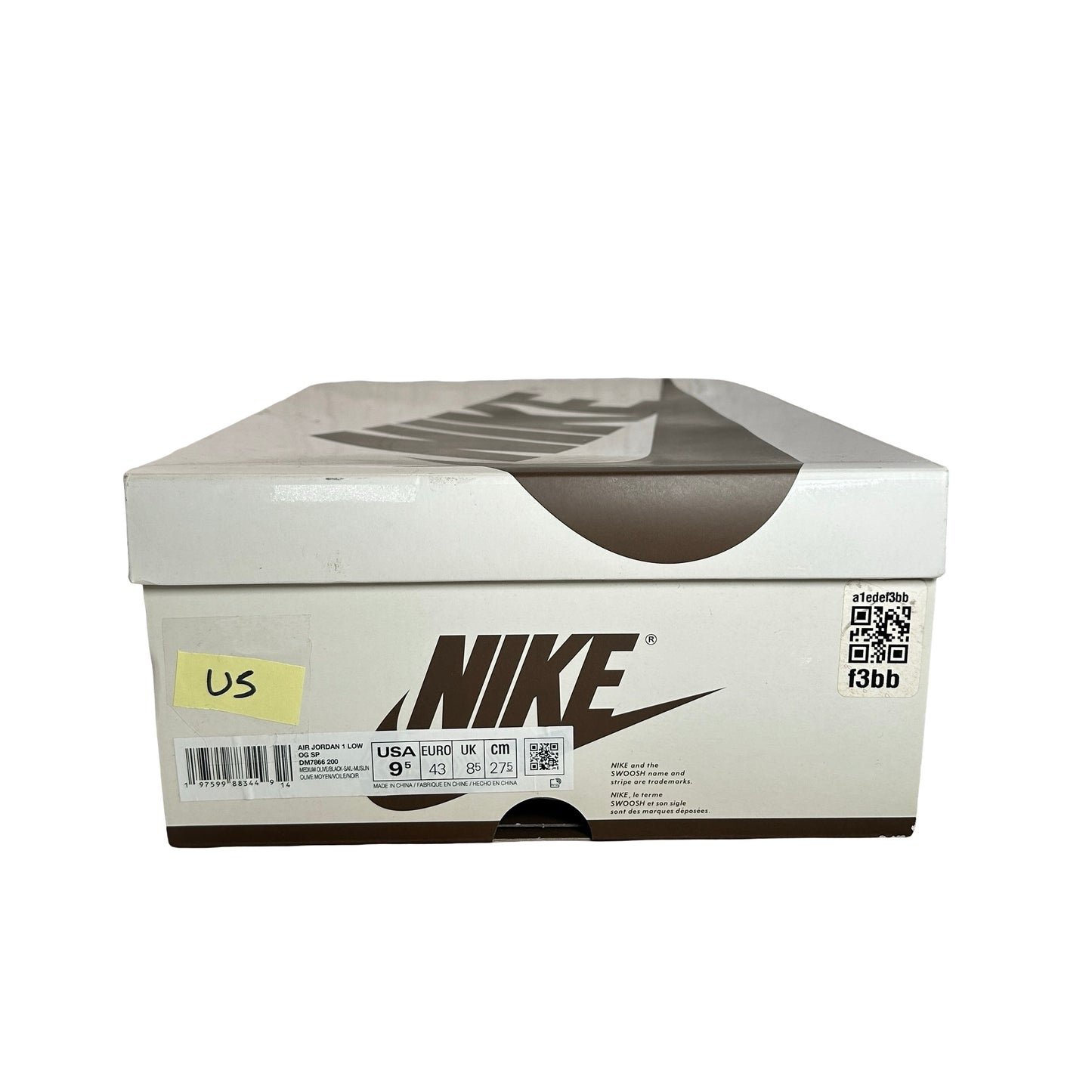 DM7866 200 Jordan 1 Retro Low OG SP Travis Scott Medium Olive [USED] - 9.5 M (Used5)