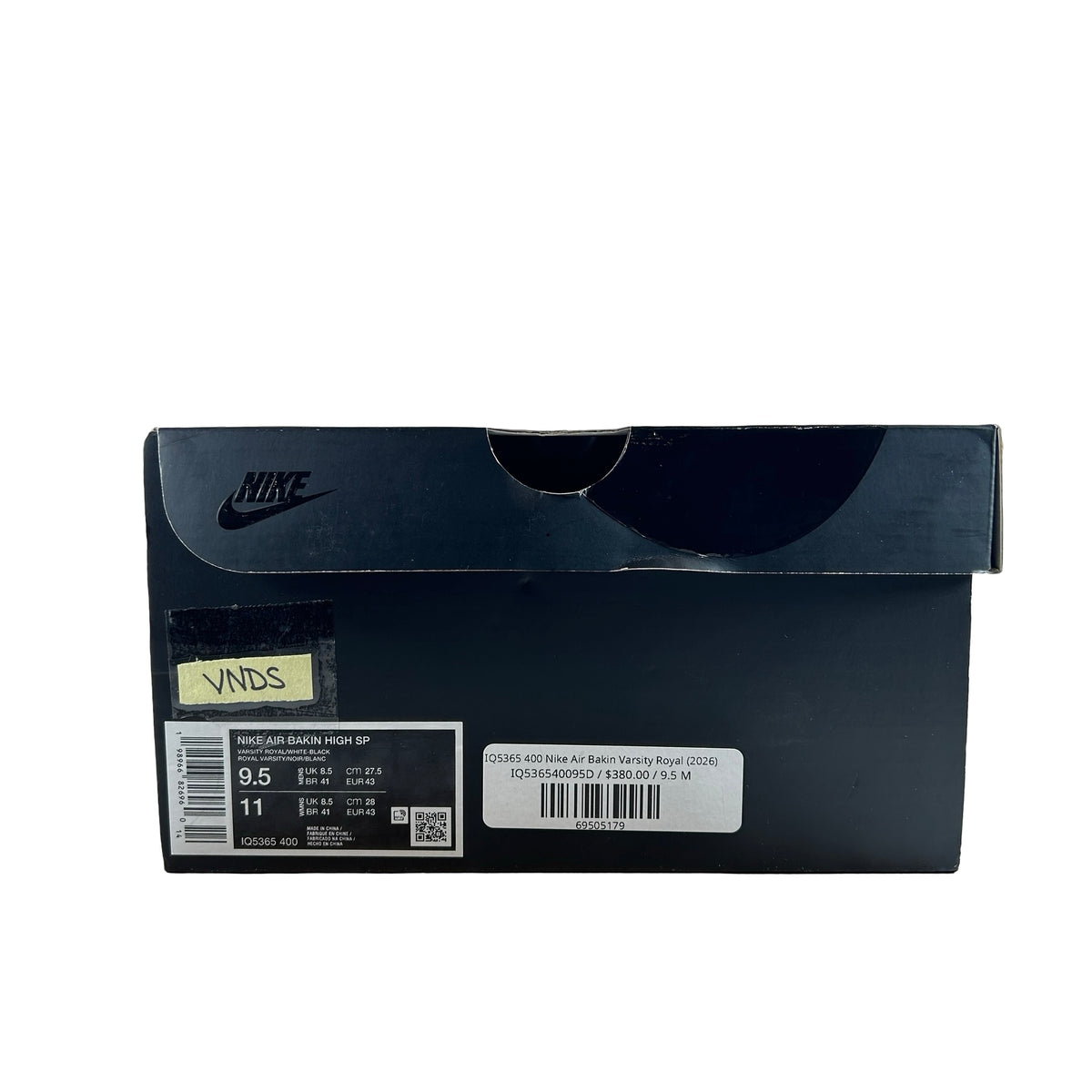 IQ5365 400 Nike Air Bakin Varsity Royal (2026) [USED] - 9.5 M (VNDS)