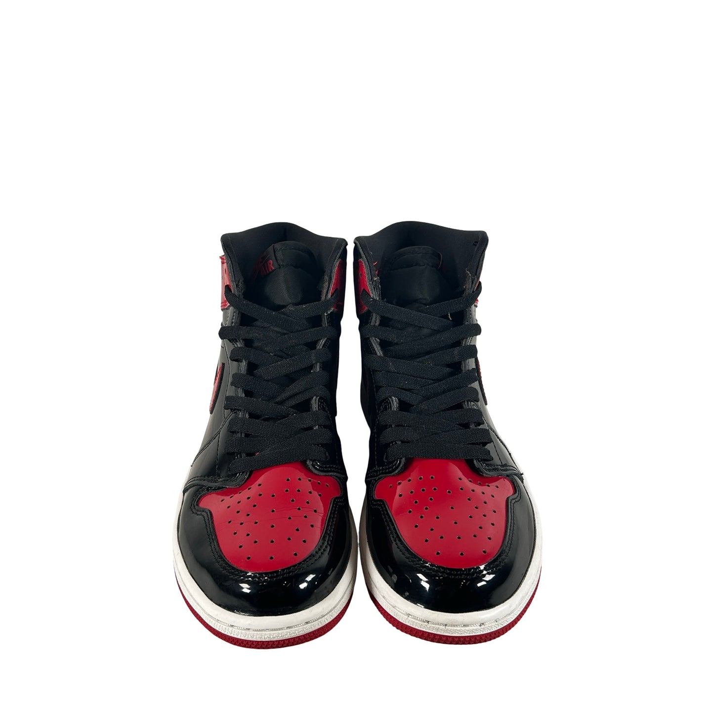 555088 063 Jordan 1 Retro High OG Patent Bred [USED] - 9 M (Used8)