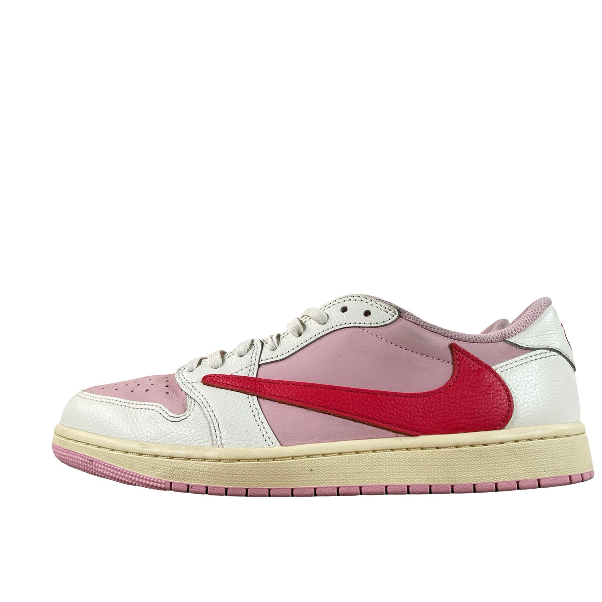 IQ7604 101 Jordan 1 Retro Low OG SP Travis Scott Sail Tropical Pink [USED] - 10.5 M (Used)