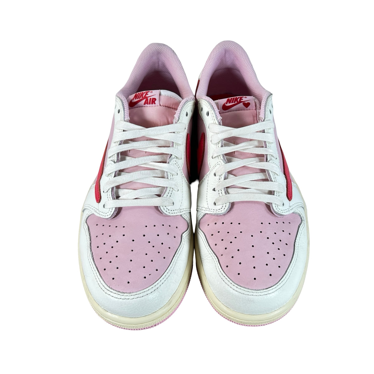 IQ7604 101 Jordan 1 Retro Low OG SP Travis Scott Sail Tropical Pink [USED] - 10.5 M (Used)