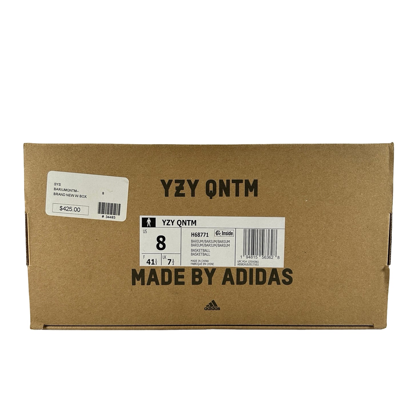 H68771 Adidas Yeezy QNTM Barium [USED] - 8 M (Used)