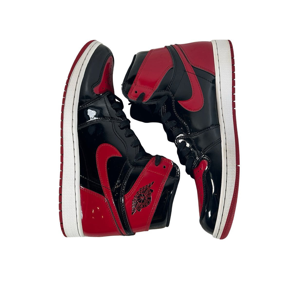 555088 063 Jordan 1 Retro High OG Patent Bred [USED] - 10.5 M (Used11)
