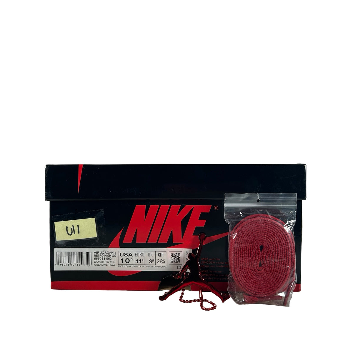 555088 063 Jordan 1 Retro High OG Patent Bred [USED] - 10.5 M (Used11)