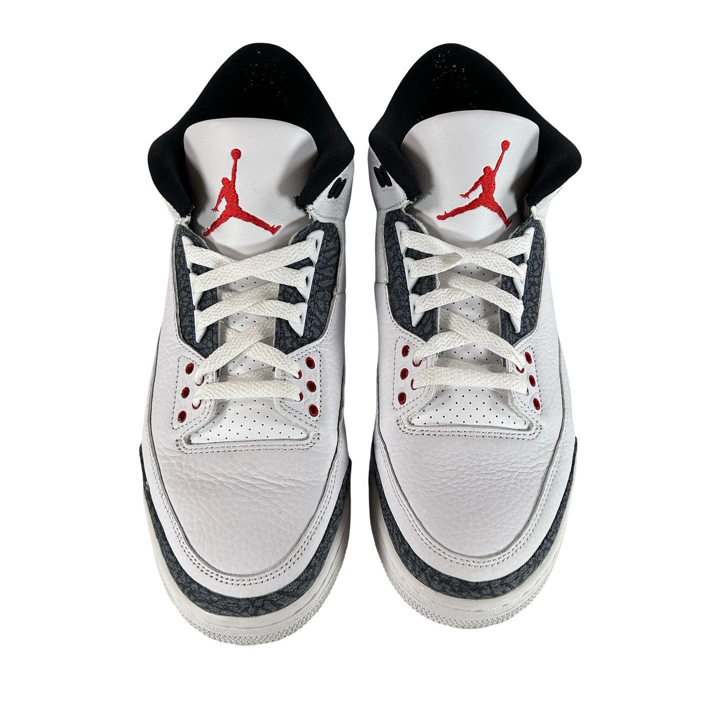 CZ6431 100 Jordan 3 Retro SE Fire Red Denim (2020) [USED] - 9 M (Used)