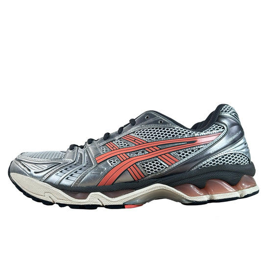 1203A537 250 ASICS Gel-Kayano 14 Oyster White Steeple Grey [USED] - 12 M (Used)