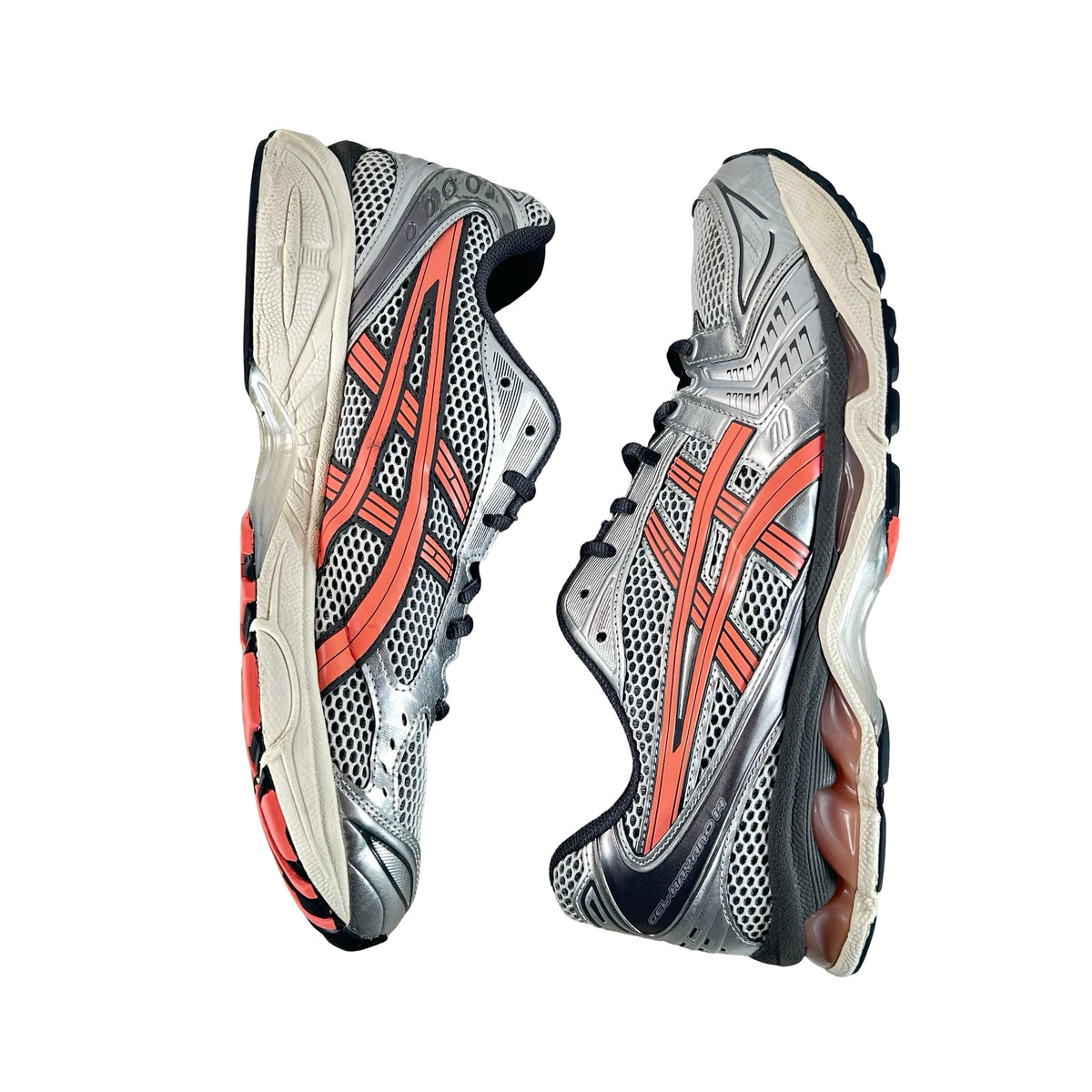 1203A537 250 ASICS Gel-Kayano 14 Oyster White Steeple Grey [USED] - 12 M (Used)