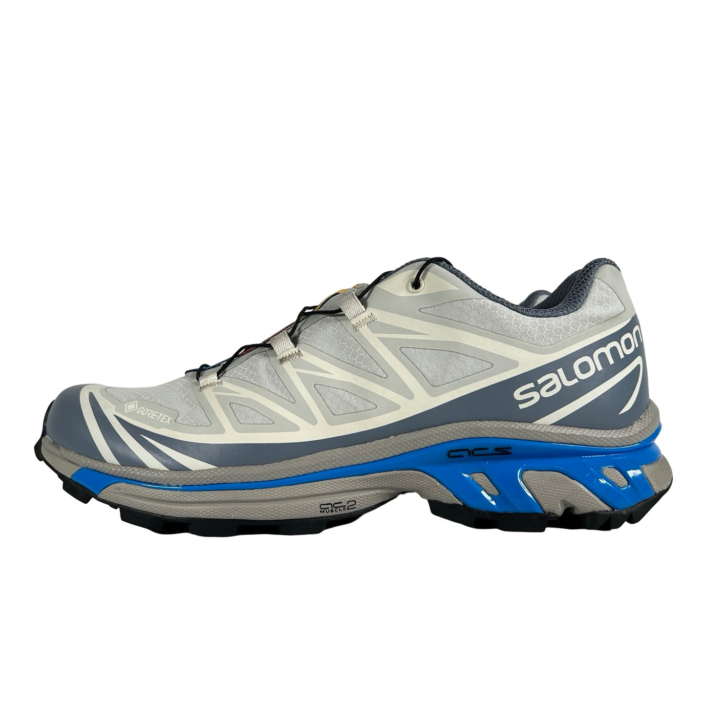 L4729220027 Salomon XT-6 Gore-Tex Metal Flint Stone [USED] - 7.5 M (Used)