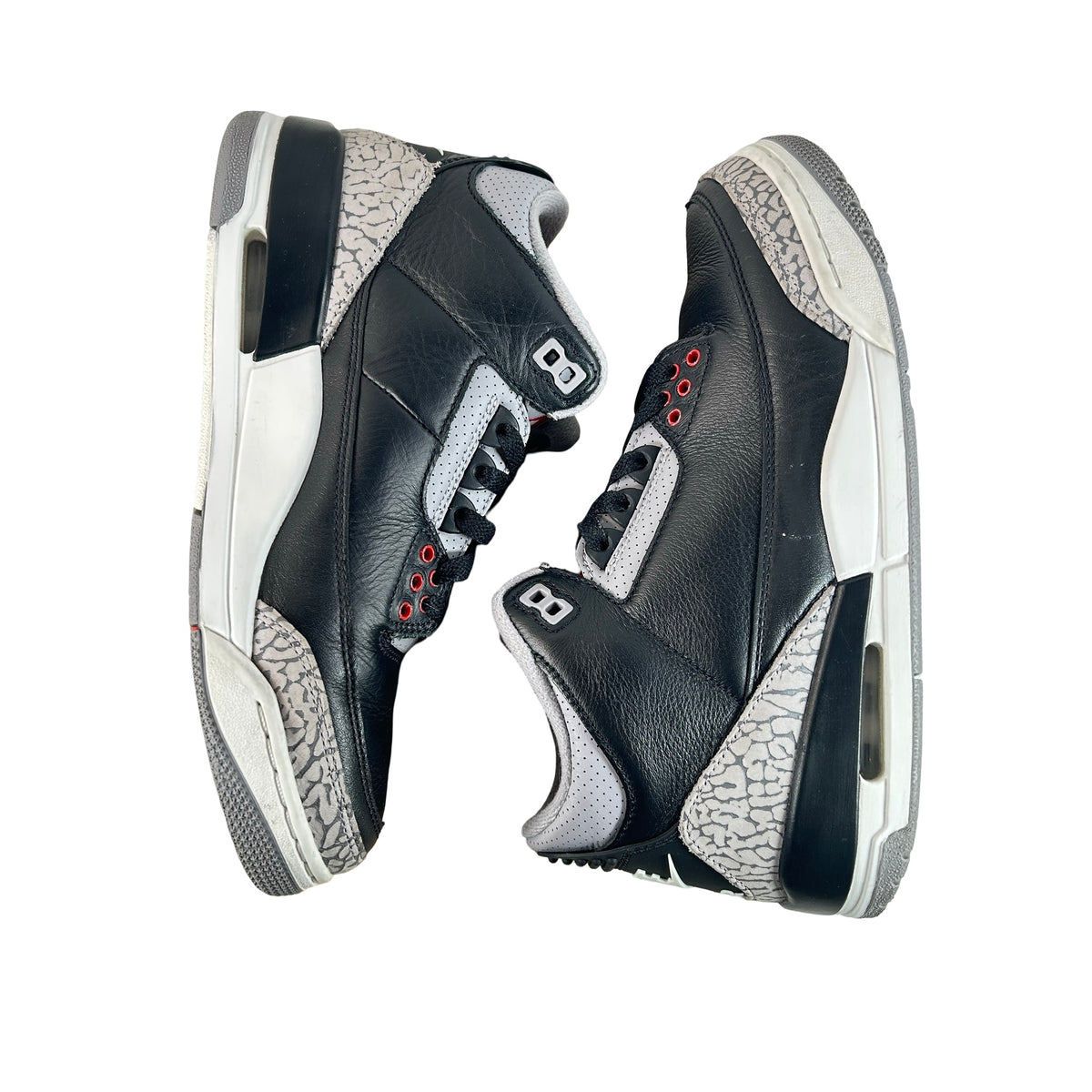 DN3707 010 Jordan 3 Retro Black Cement Reimagined (2024) [USED] - 7.5 M (Used2)