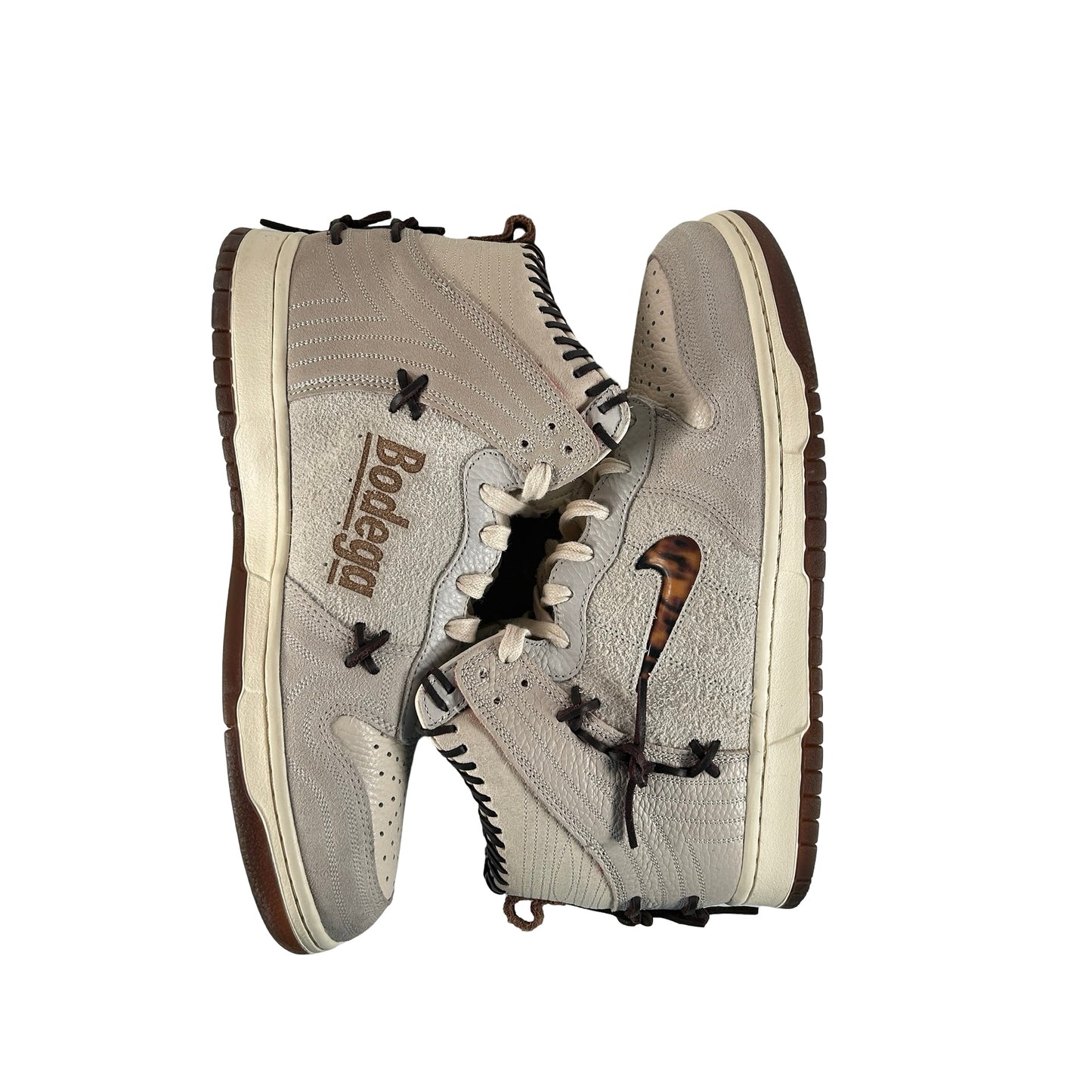 CZ8125 100 Nike Dunk High Bodega Sail Multi (Friends and Family) [USED] - 10.5 M (Used) (No Box)