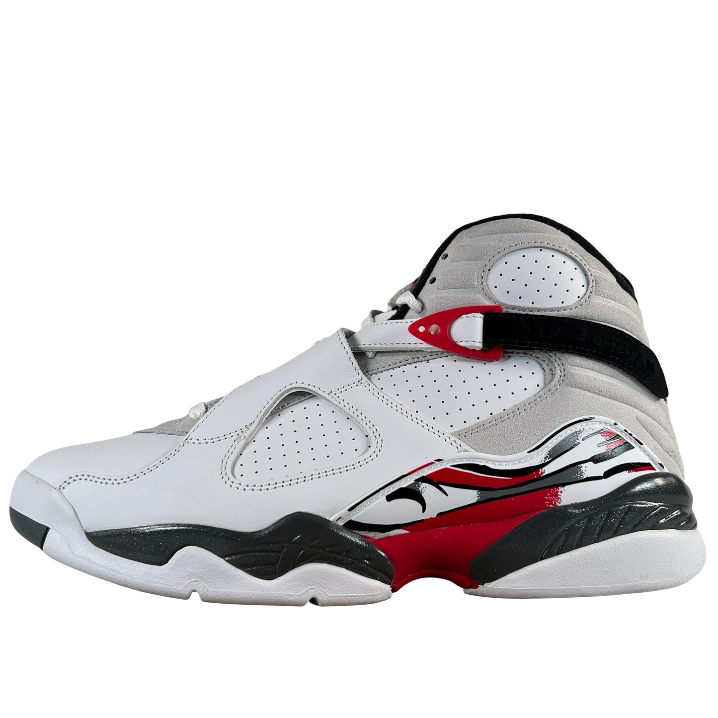 305381 100 Jordan 8 Retro White True Red (2025) [USED] - 10.5 M (Used2)