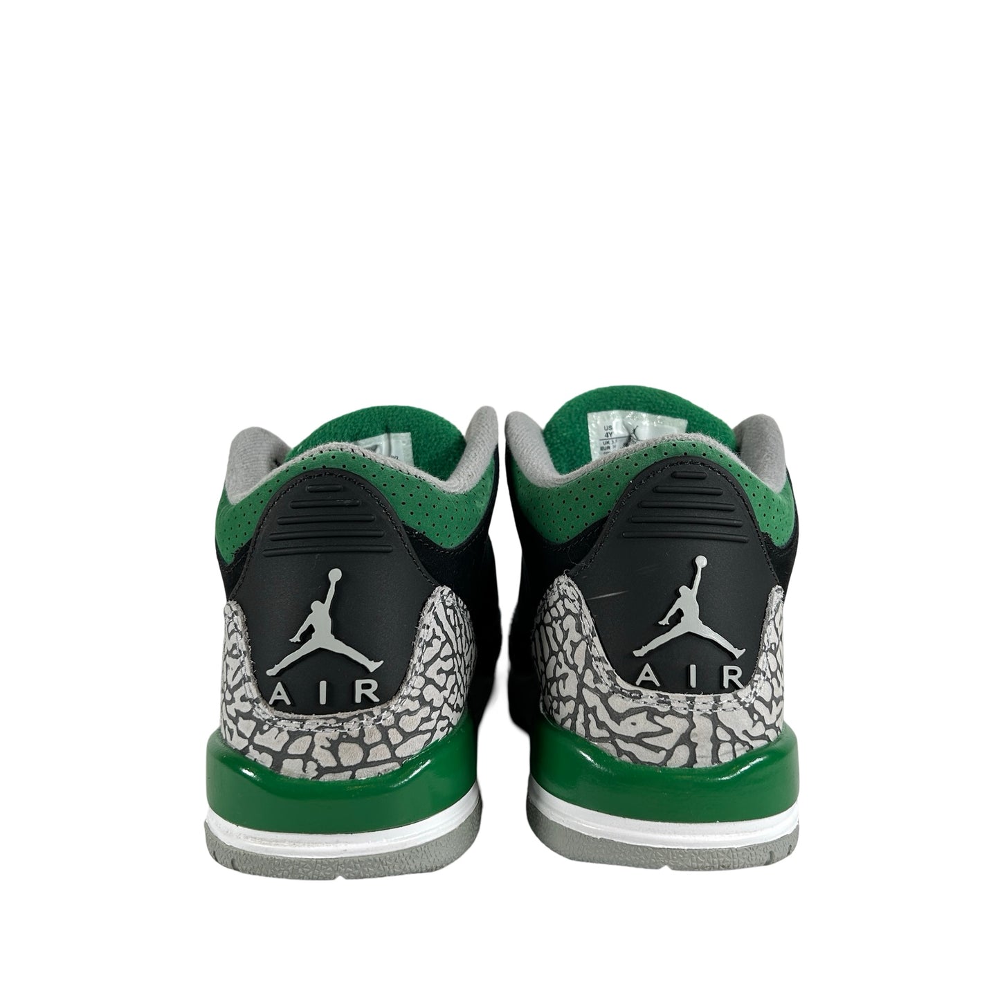 398614 030 Jordan 3 Retro Pine Green (GS) [USED] - 4 Y (Used)