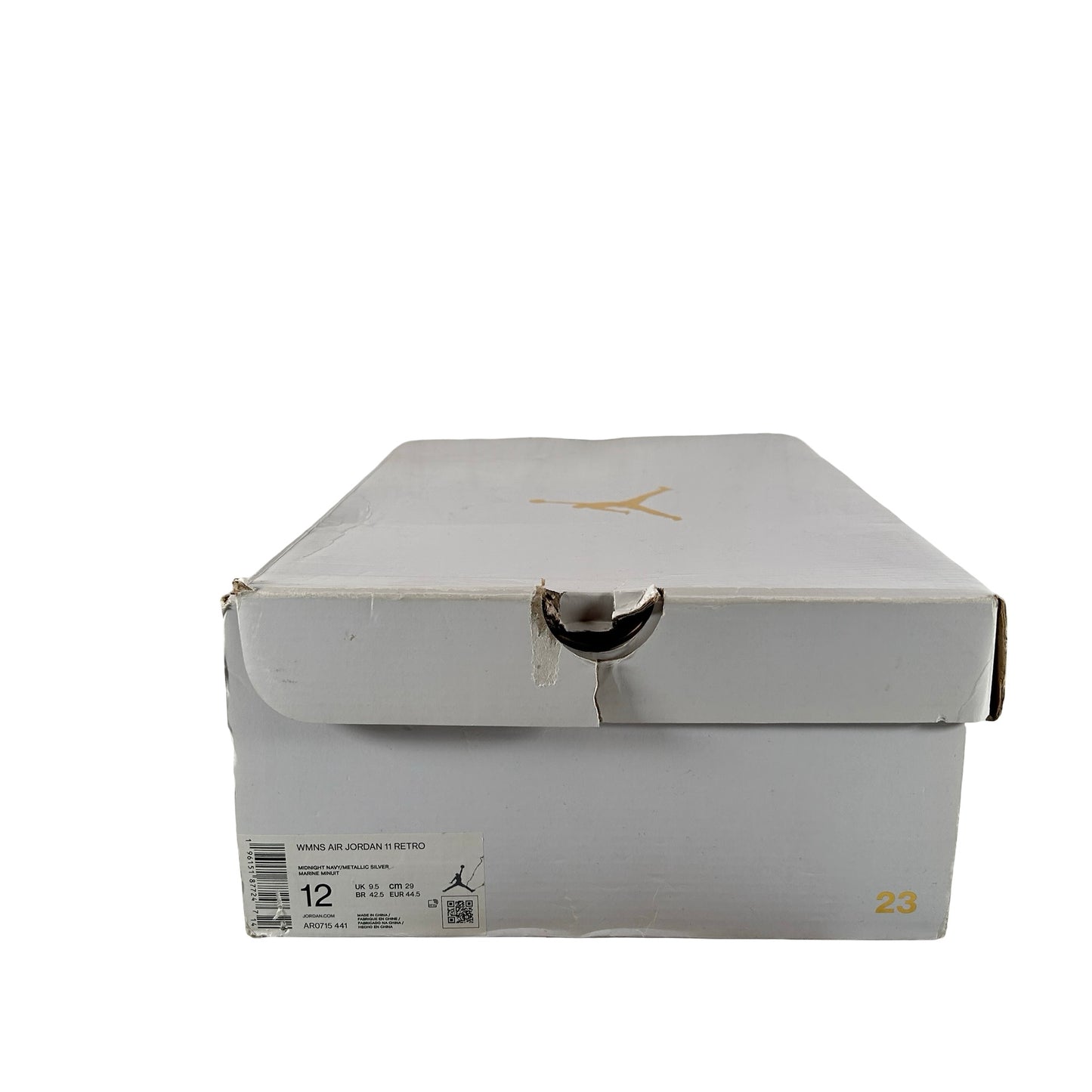 AR0715 441 Jordan 11 Retro Midnight Navy (Women's) [USED] - 12 W (Used)