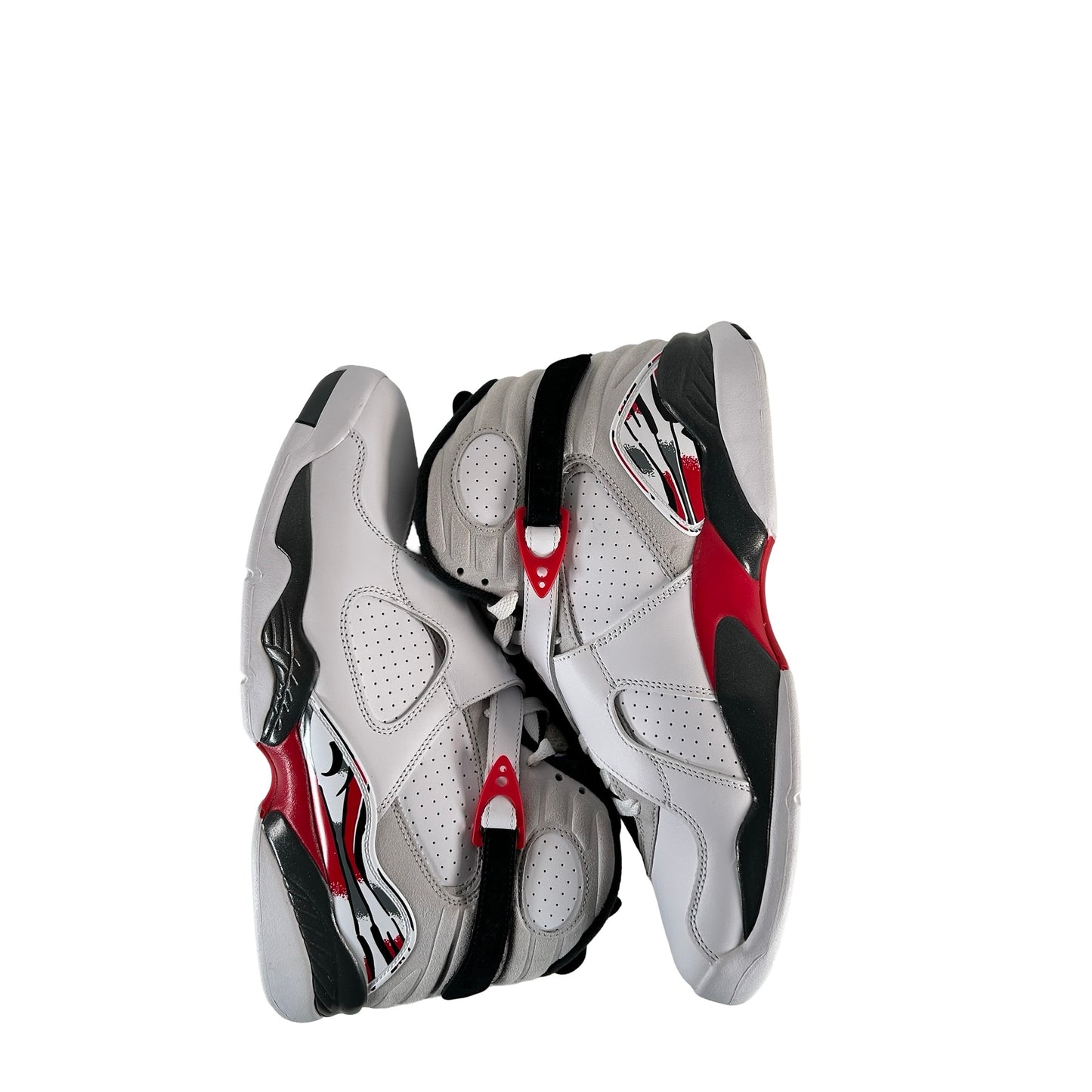 305381 100 Jordan 8 Retro White True Red (2025) [USED] - 10.5 M (Used2)