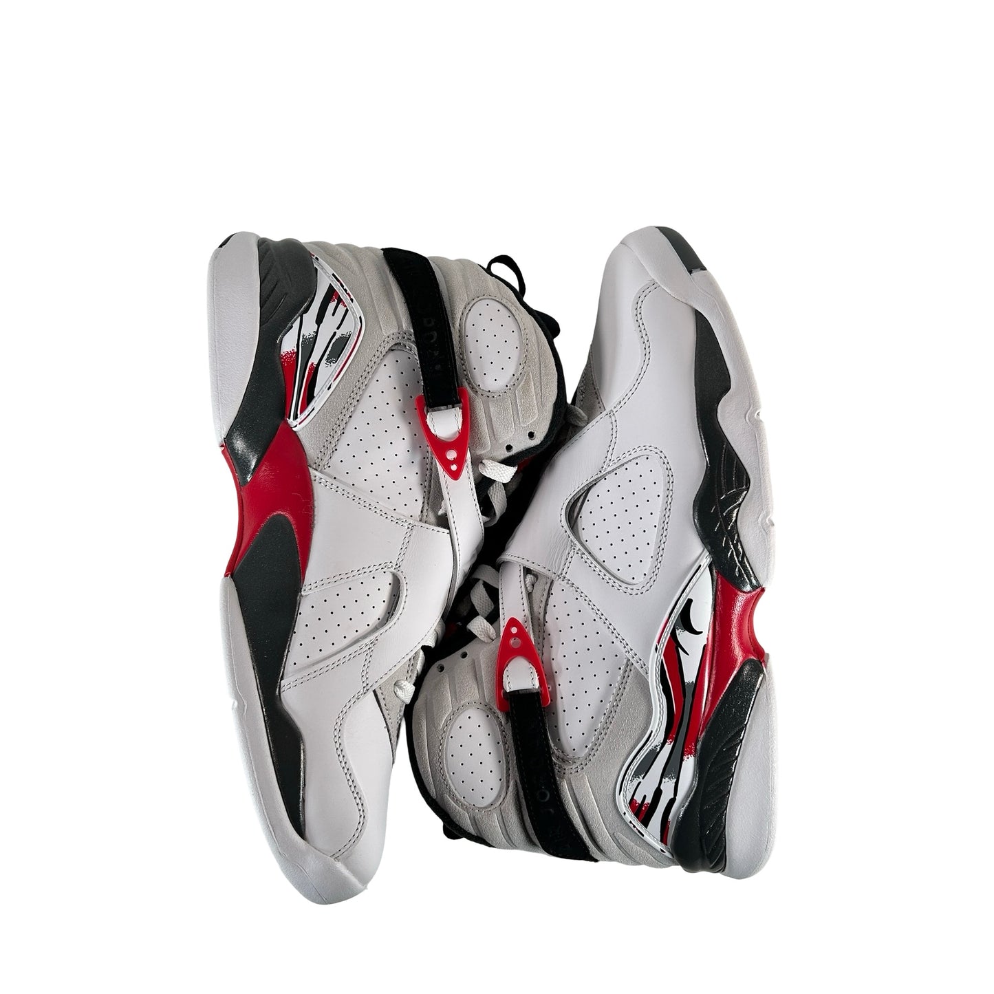 305381 100 Jordan 8 Retro White True Red (2025) [USED] - 10.5 M (Used2)