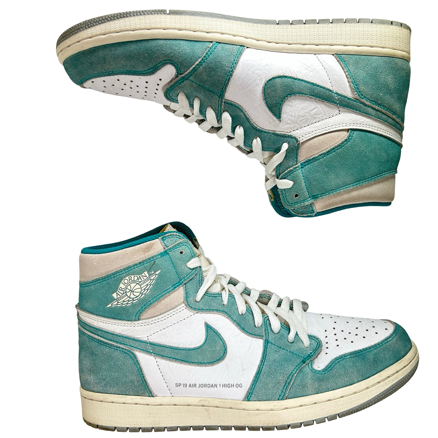 555088 311 Jordan 1 Retro High Turbo Green [USED] - 10.5 M (Used) (No Box)