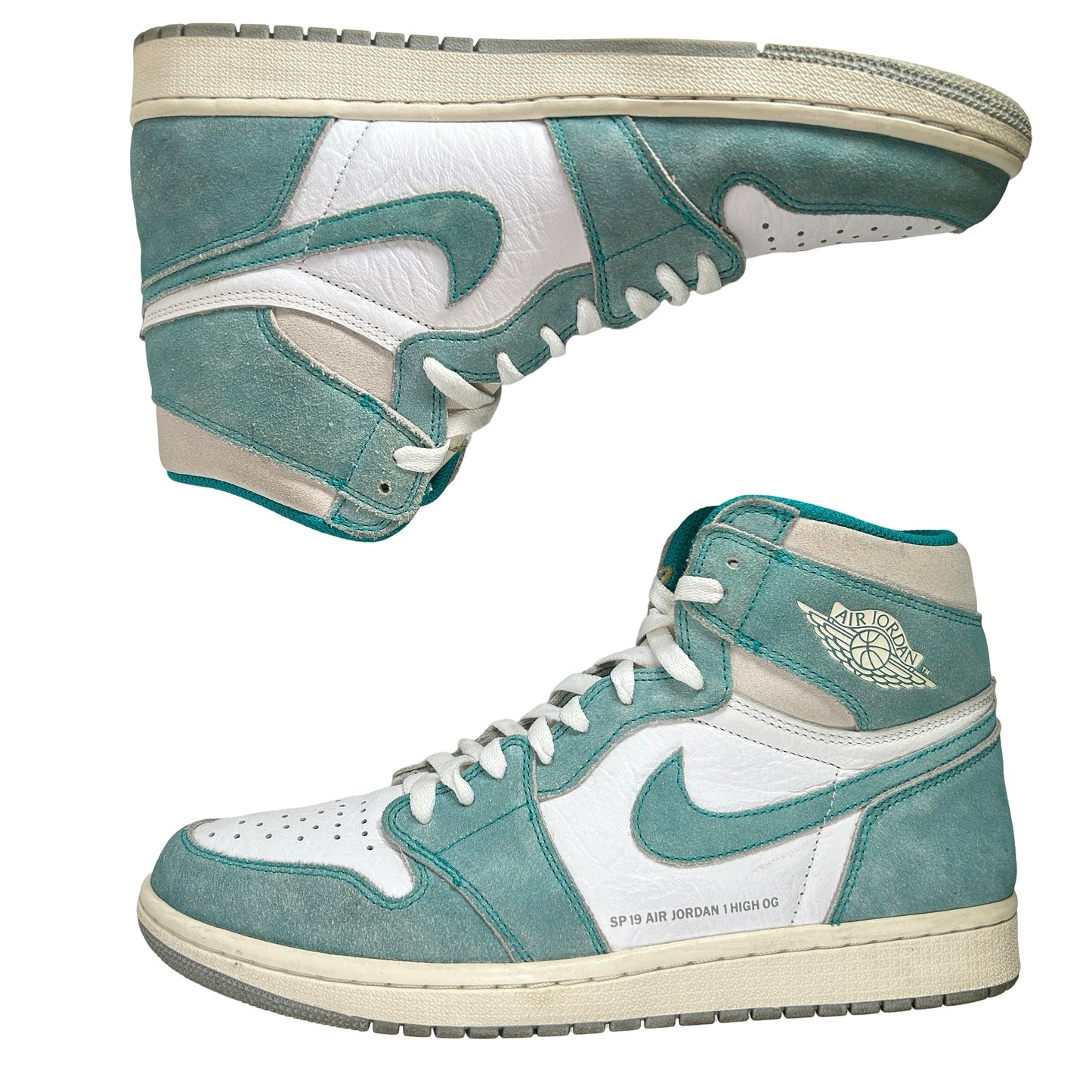 555088 311 Jordan 1 Retro High Turbo Green [USED] - 10.5 M (Used) (No Box)