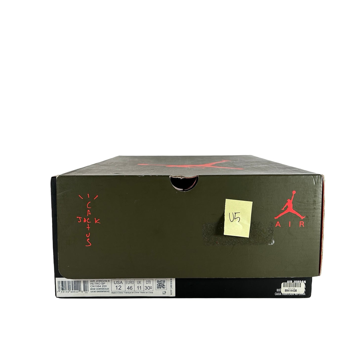 CN1084 200 Jordan 6 Retro Travis Scott [USED] - 12 M (Used5)