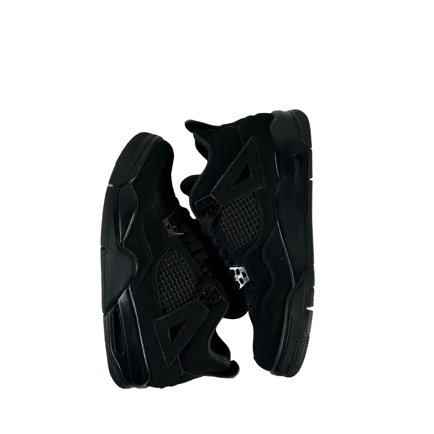 408452 010 Jordan 4 Retro Black Cat (2020) (GS) [USED] - 7 Y (Used)